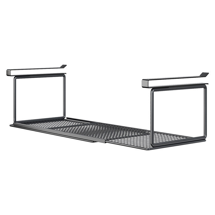 Expandable Under-Cabinet Sliding Mesh Shelf Rack