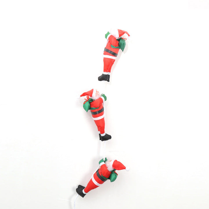 Playful Santa Claus Decoration Figure