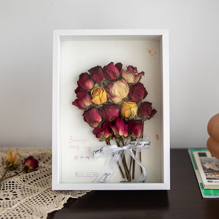 Floral Decorative Shadow Box Frame
