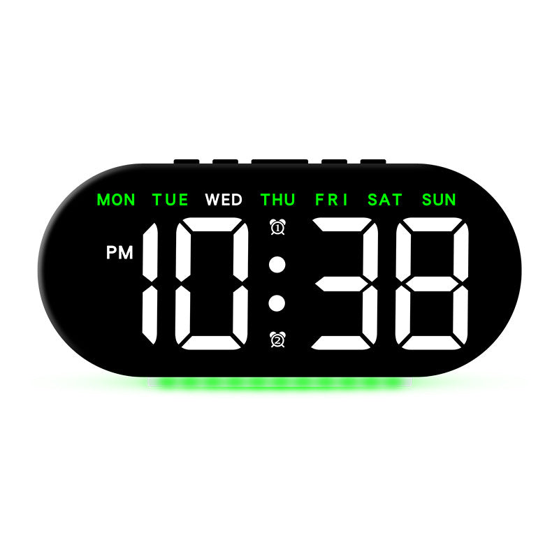 Digital Multi-Function Alarm Clock with Large Digits