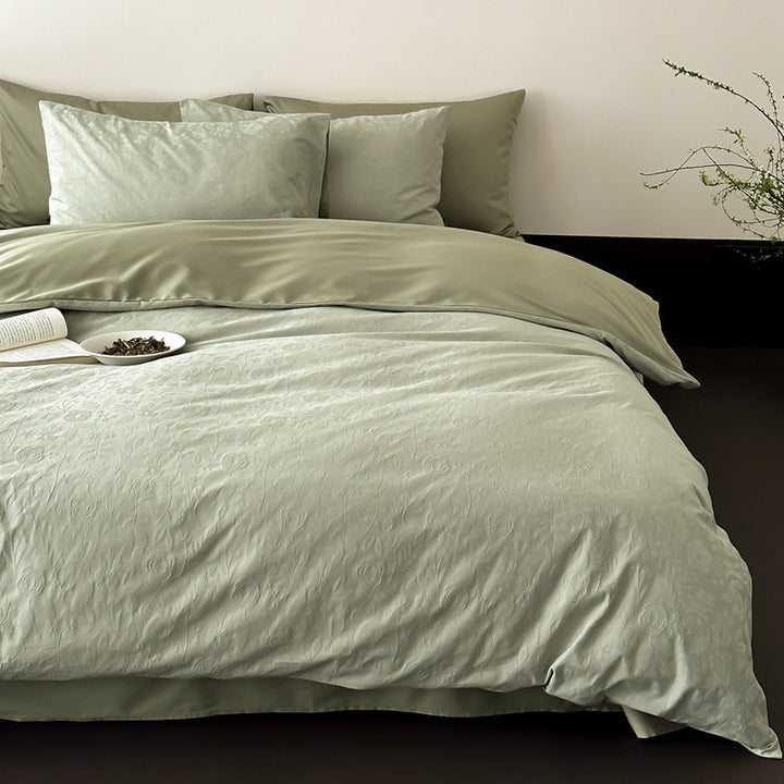 Decorative Luxurious Textured Duvet Cover Set Avarnia