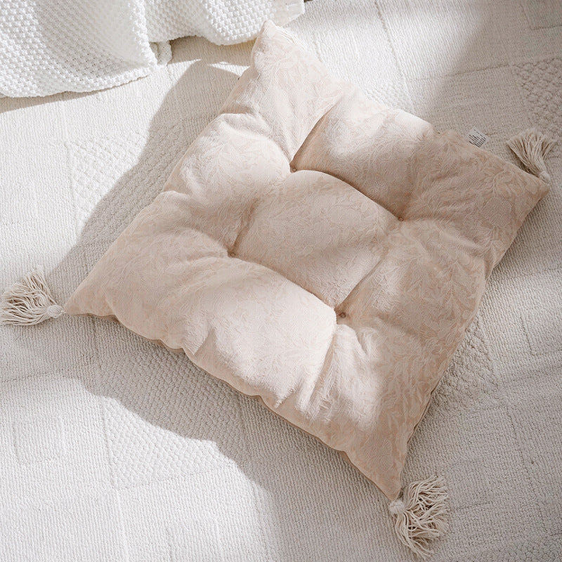 Decorative Floral Pattern Floor Cushion
