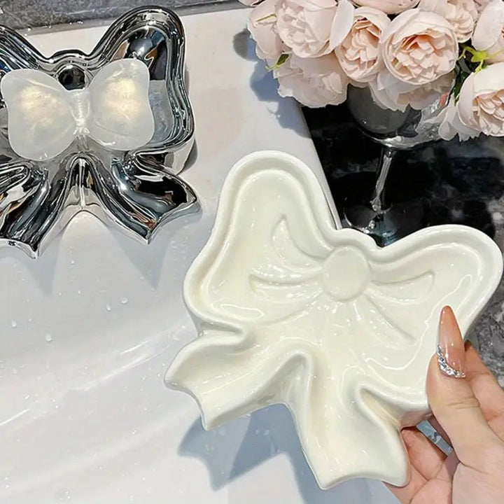Bow-Shaped Decorative Catchall Dish