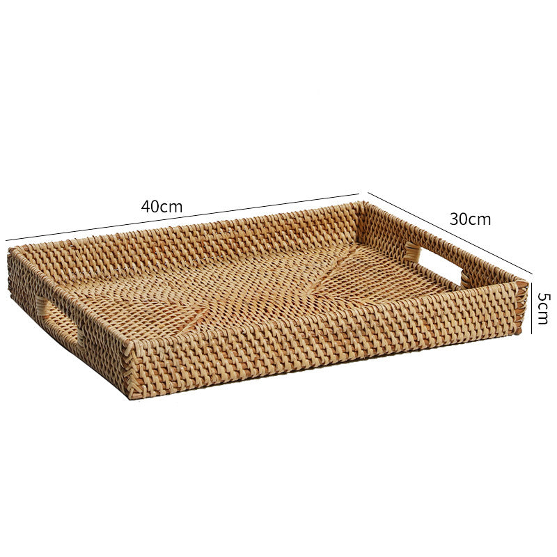 Handcrafted Braided Rectangular Serving Platter
