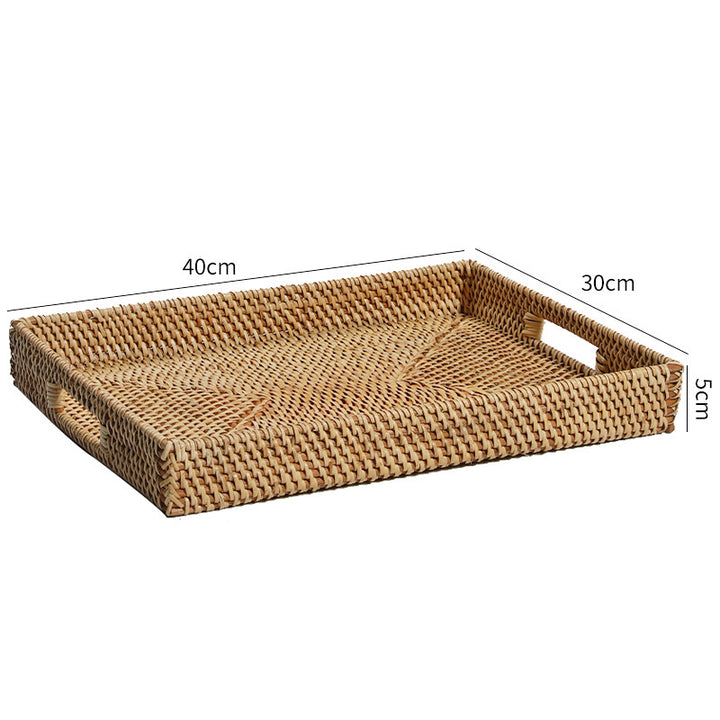 Handcrafted Braided Rectangular Serving Platter
