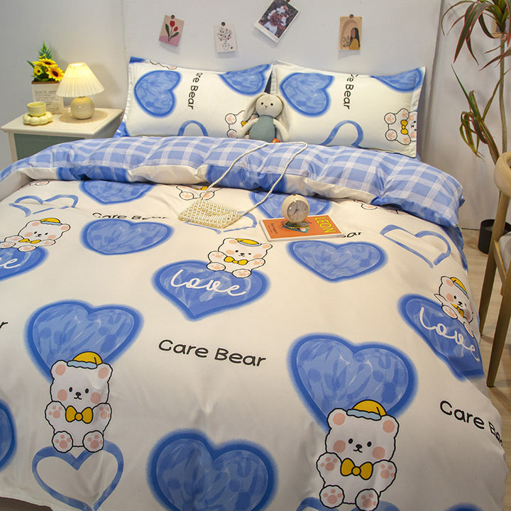 Fun Cartoon-Themed Duvet Cover Set