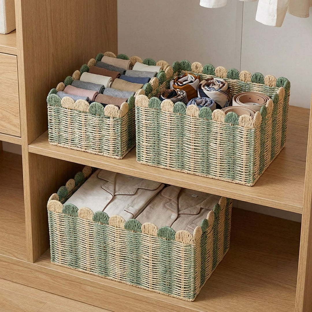 Storage basket in classic design
