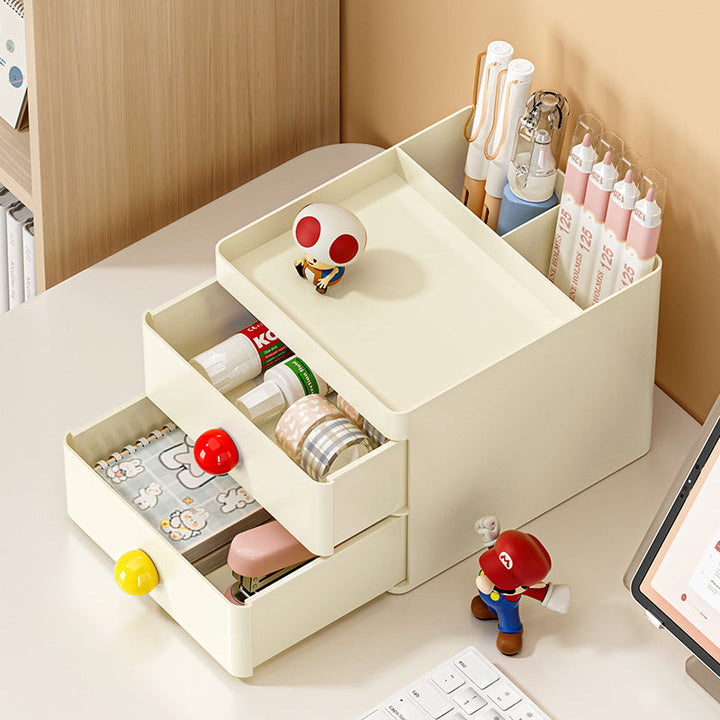 Stylish Two-Drawer Storage Organizer