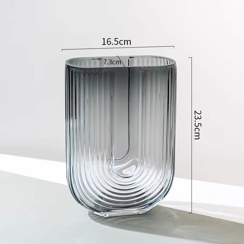 Decorative Glass Vase for Dining Table Decor