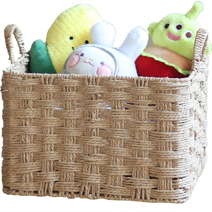 Handwoven storage basket