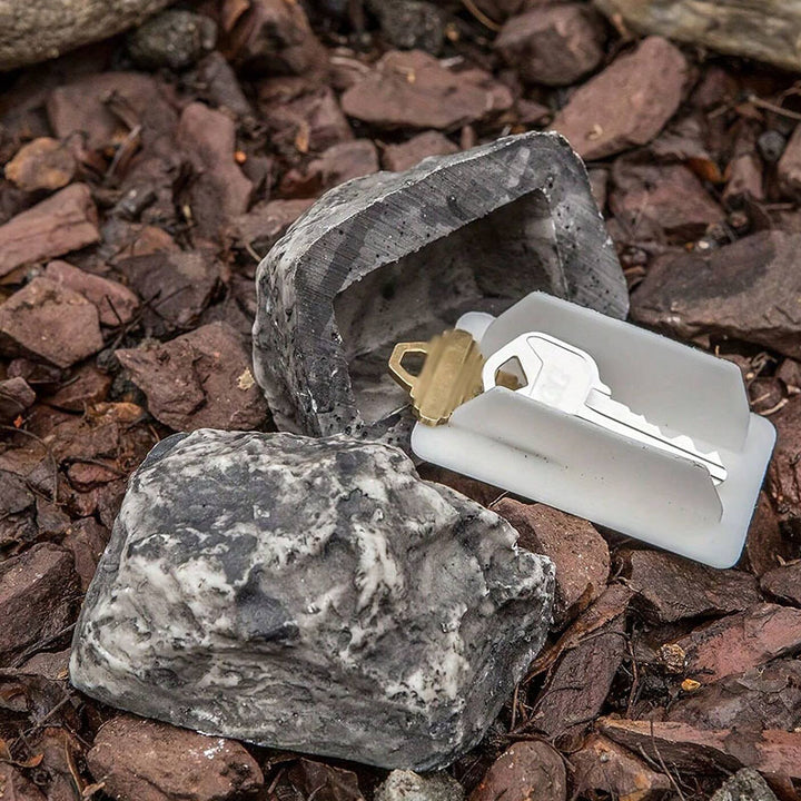 Decorative Rock-Shaped Phone Holder
