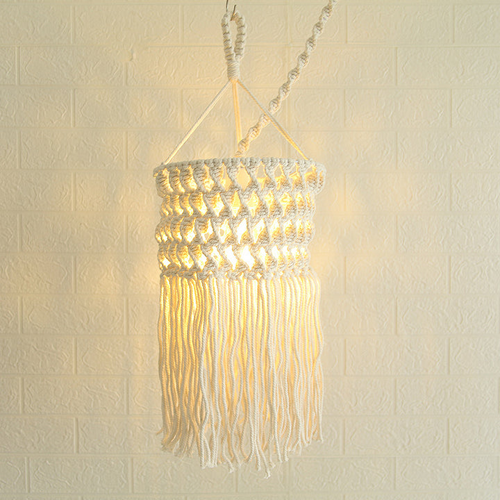 Macramé Pendant Light Fixture