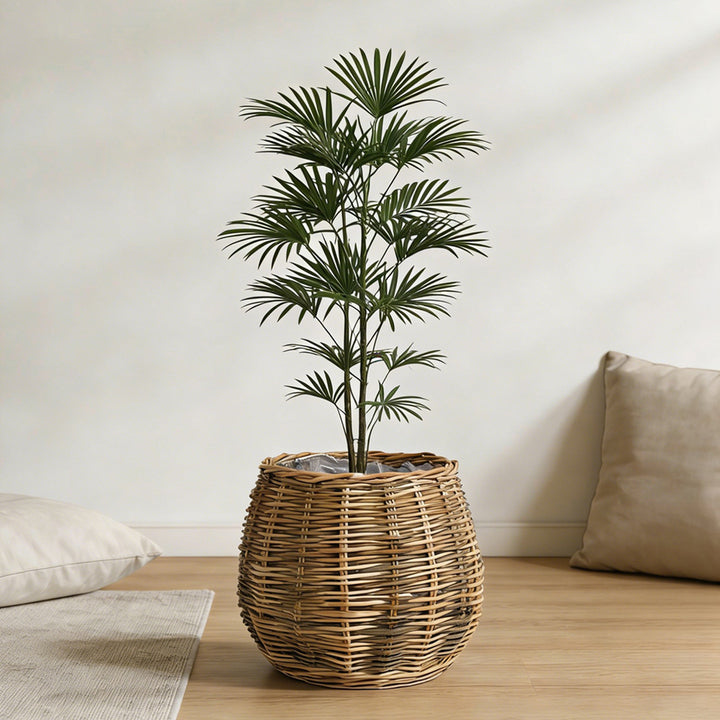 High-quality plant basket made of natural willow