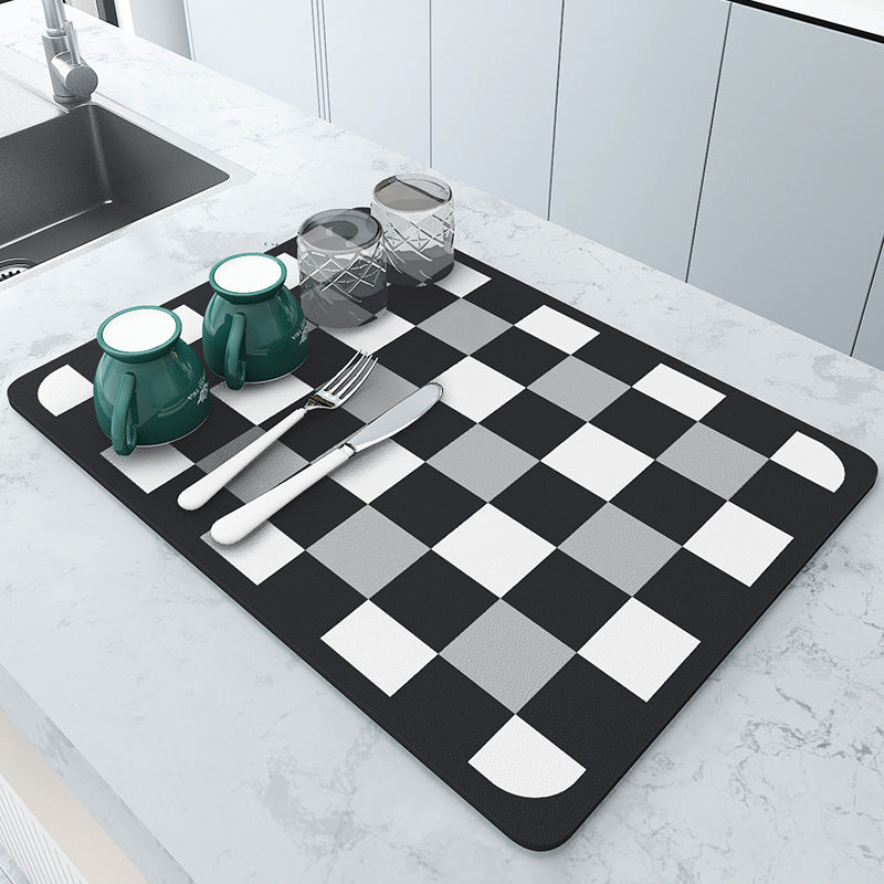 Vintage Mosaic Kitchen Counter Mat