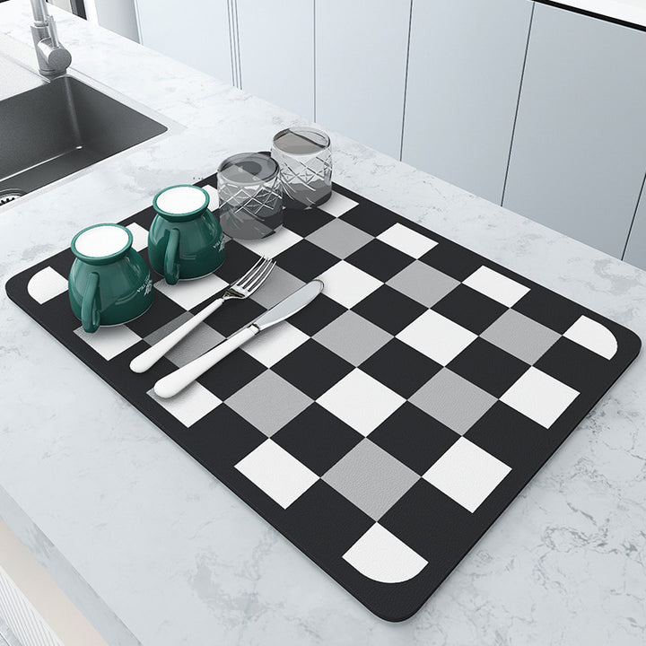 Vintage Mosaic Kitchen Counter Mat