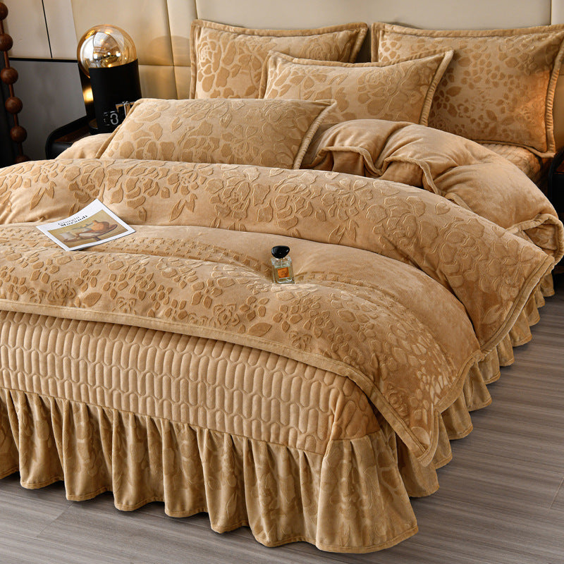 Luxurious Plush Velvet Comforter Set