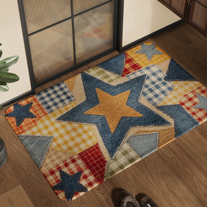 Decorative Star Pattern Indoor Mat