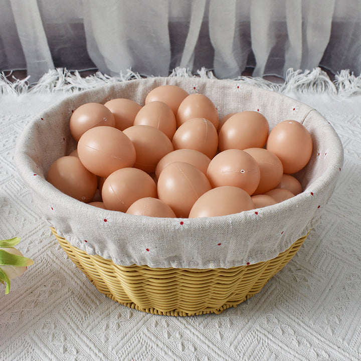 Cozy Fabric-Lined Woven Basket