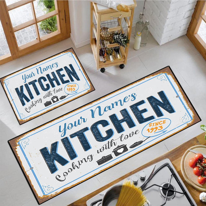 Fun Snack-Themed Kitchen Mat