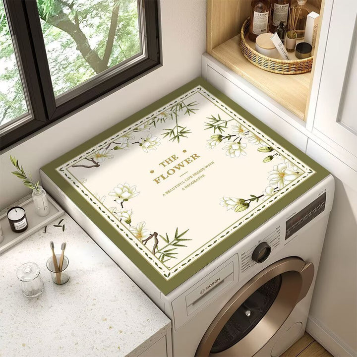 Decorative Floral Laundry Counter Mat