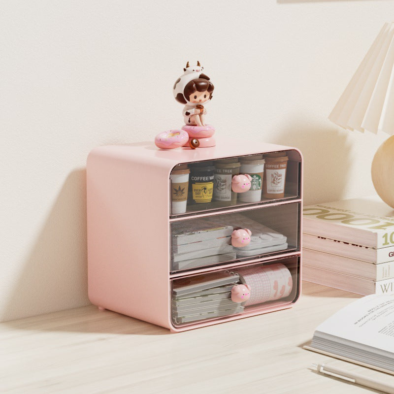 Modern Multi-Drawer Desktop Storage Organizer