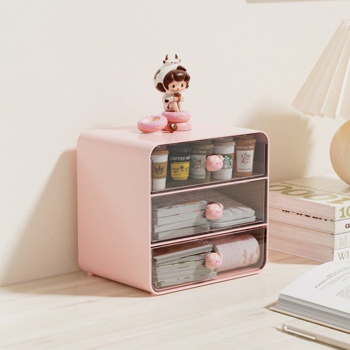 Modern Multi-Drawer Desktop Storage Organizer