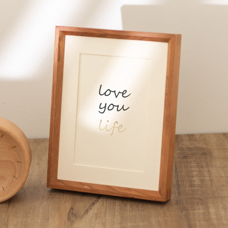 Elegant Wooden Photo Display Frame