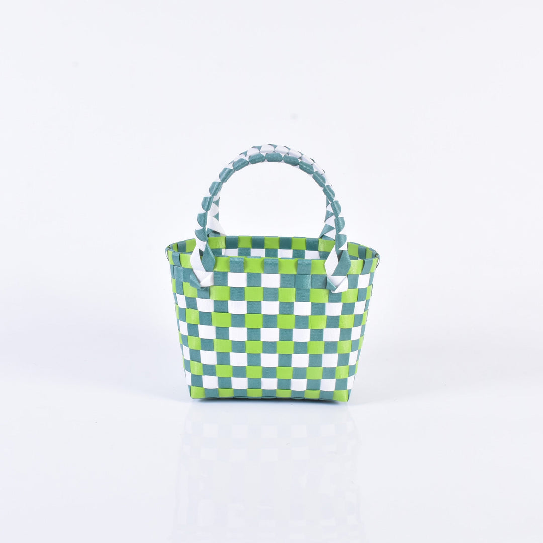 Playful and Colorful Basket Bag