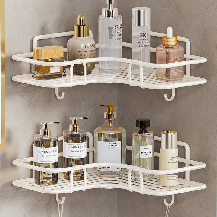 Wall-Mounted Corner Rustproof Bathroom Shelf Organizer