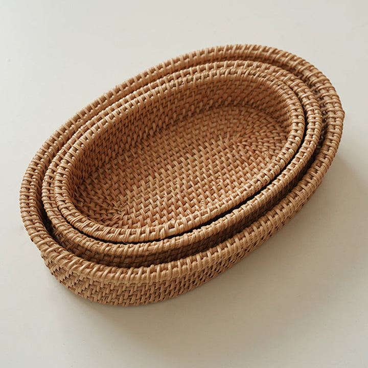 Oval Natur Basket made of Rattan