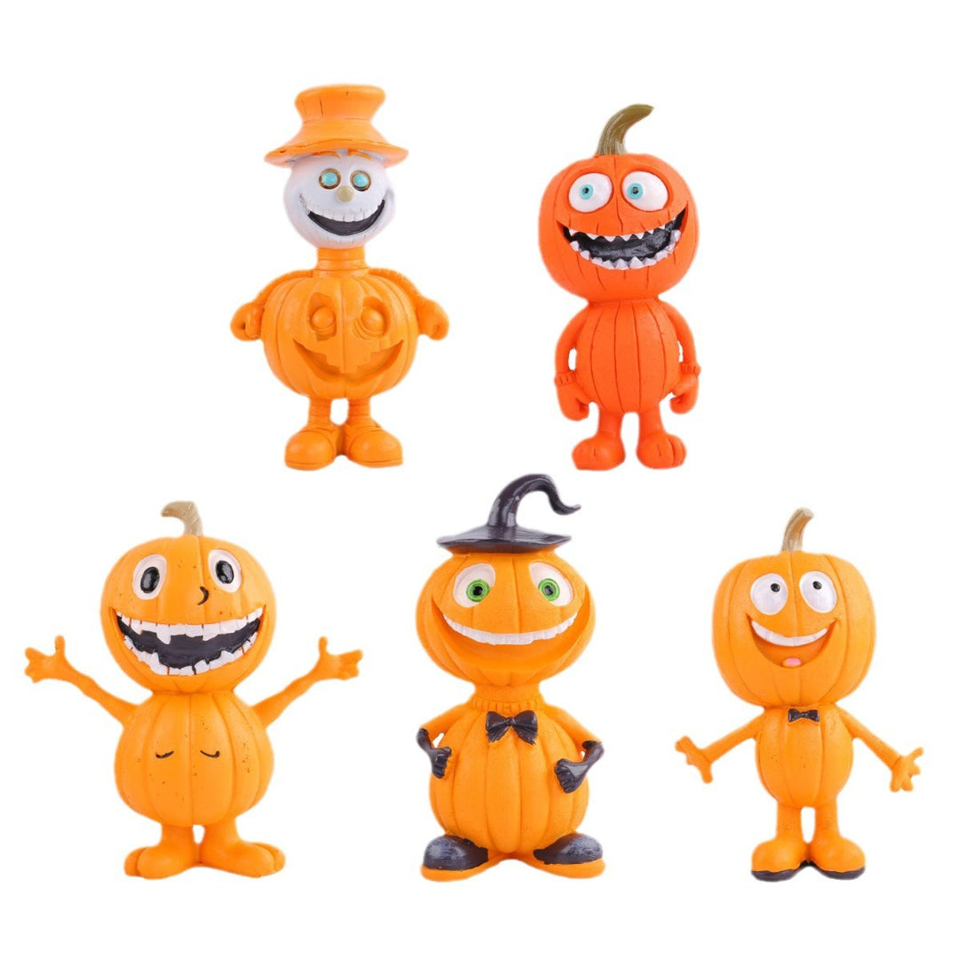 Funny Halloween Pumpkin Figure