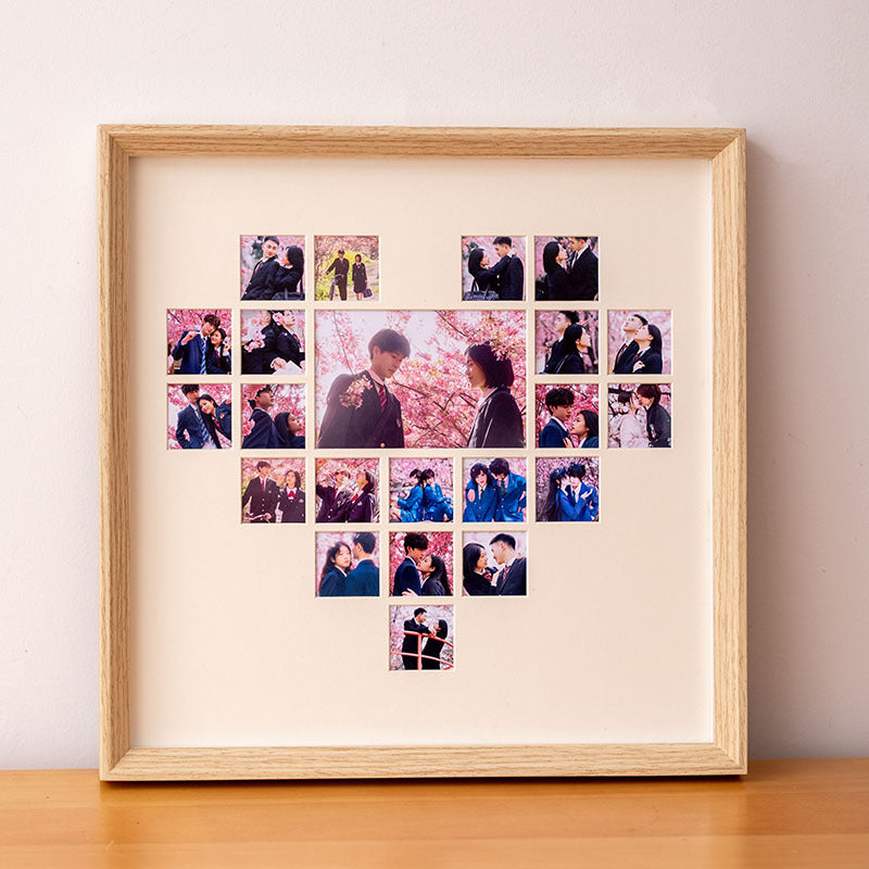 Heart-Shaped Collage Frame