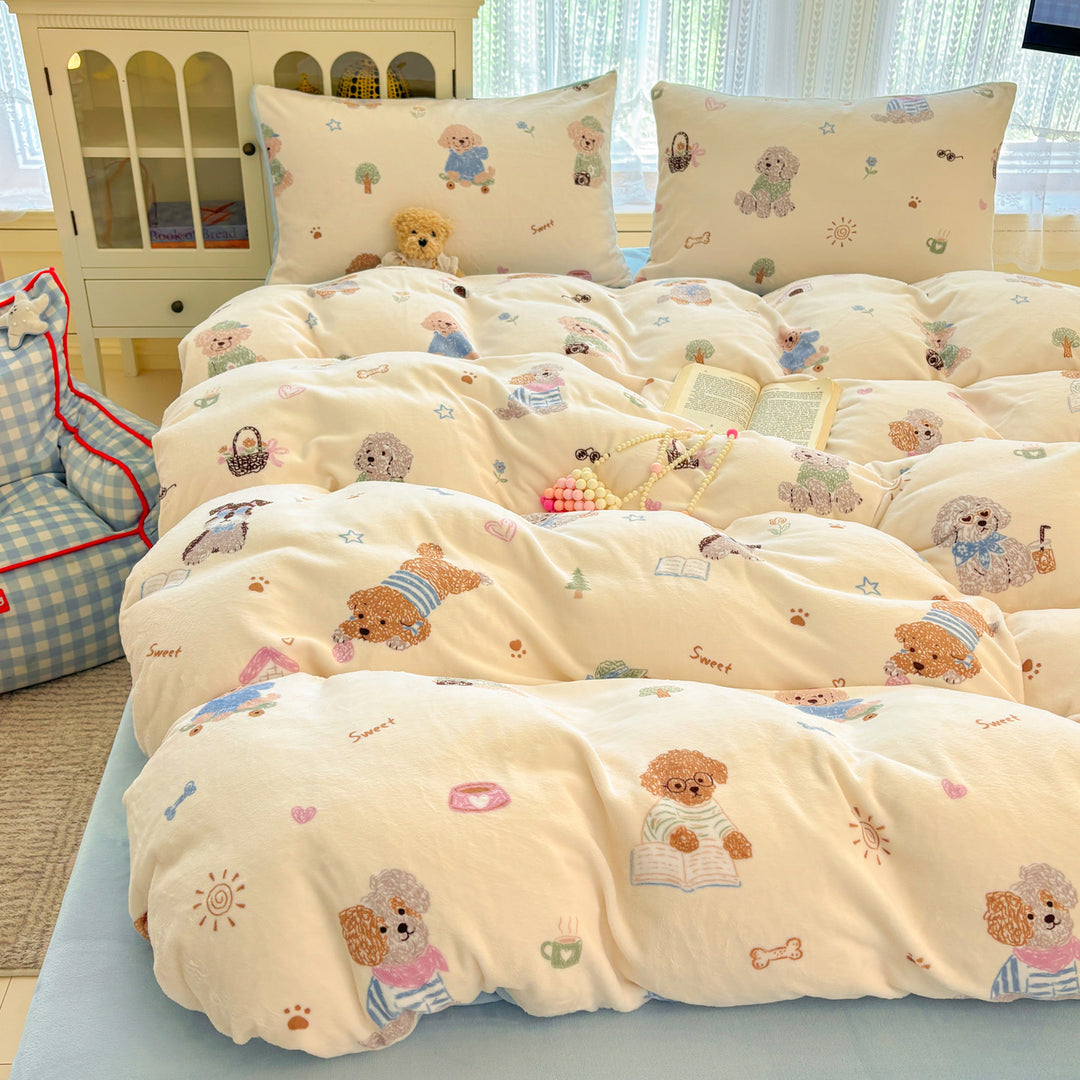 Playful Animal-Themed Comforter Set