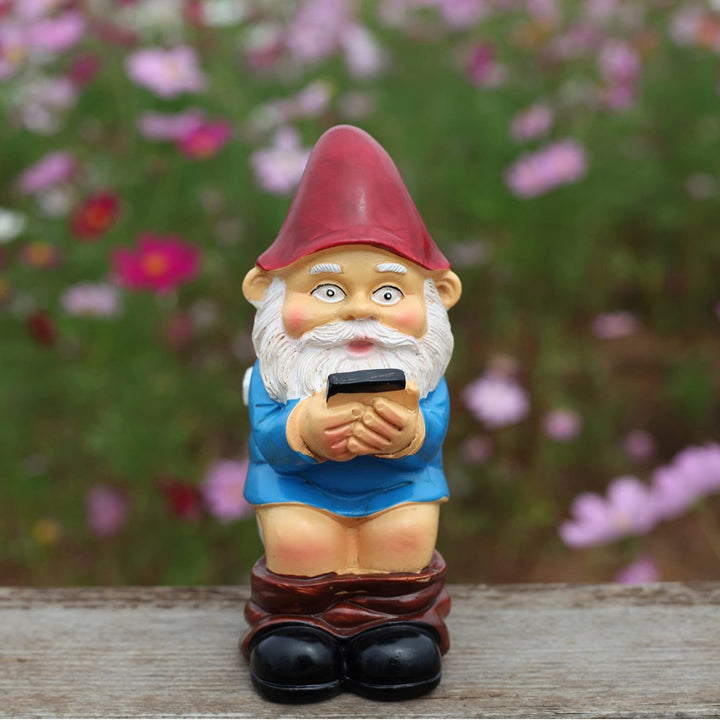Whimsical Garden Gnome Phone Holder