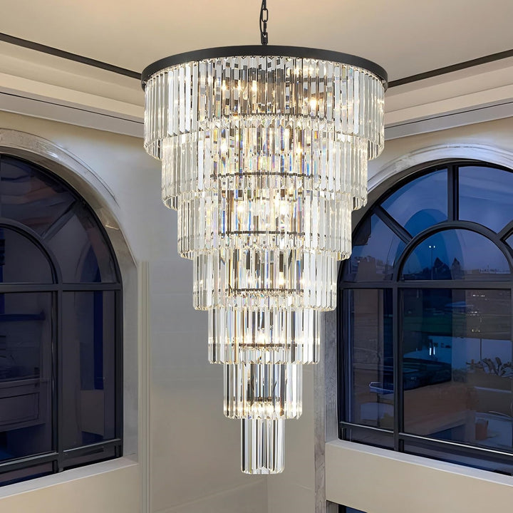 Crystal Architectural Chandelier