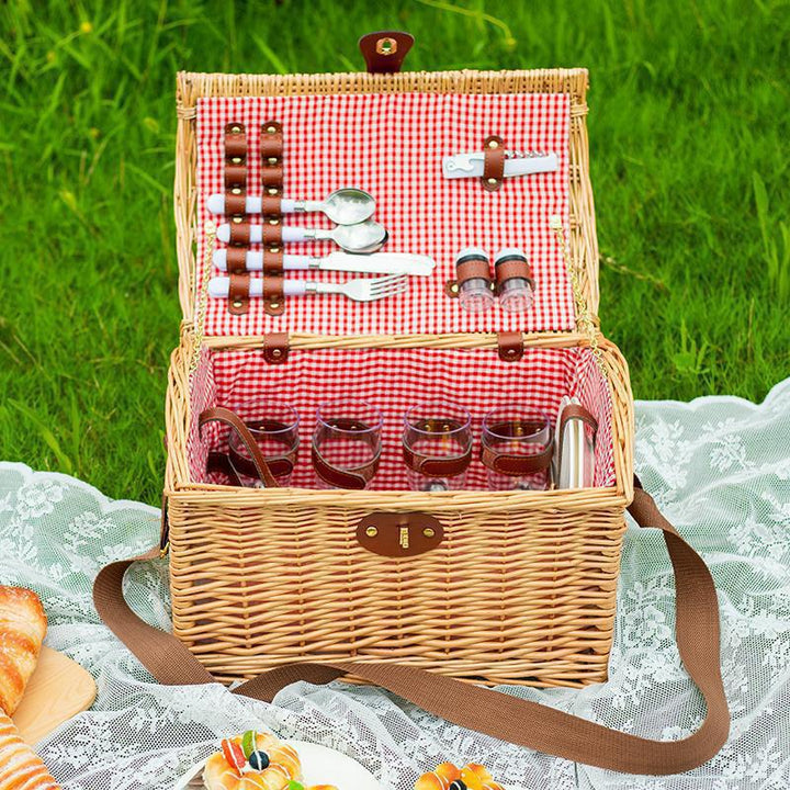 Handcrafted Wicker Storage Box