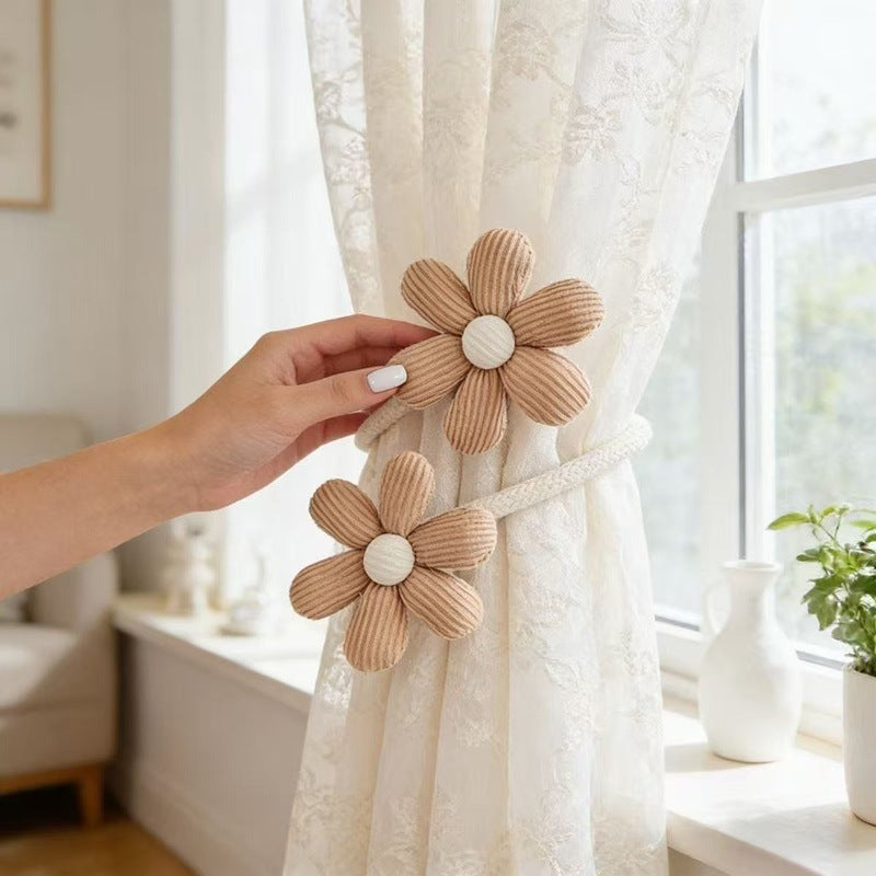 Decorative curtain holder