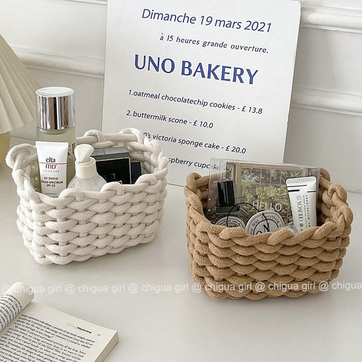 Handcrafted Woven Storage Basket