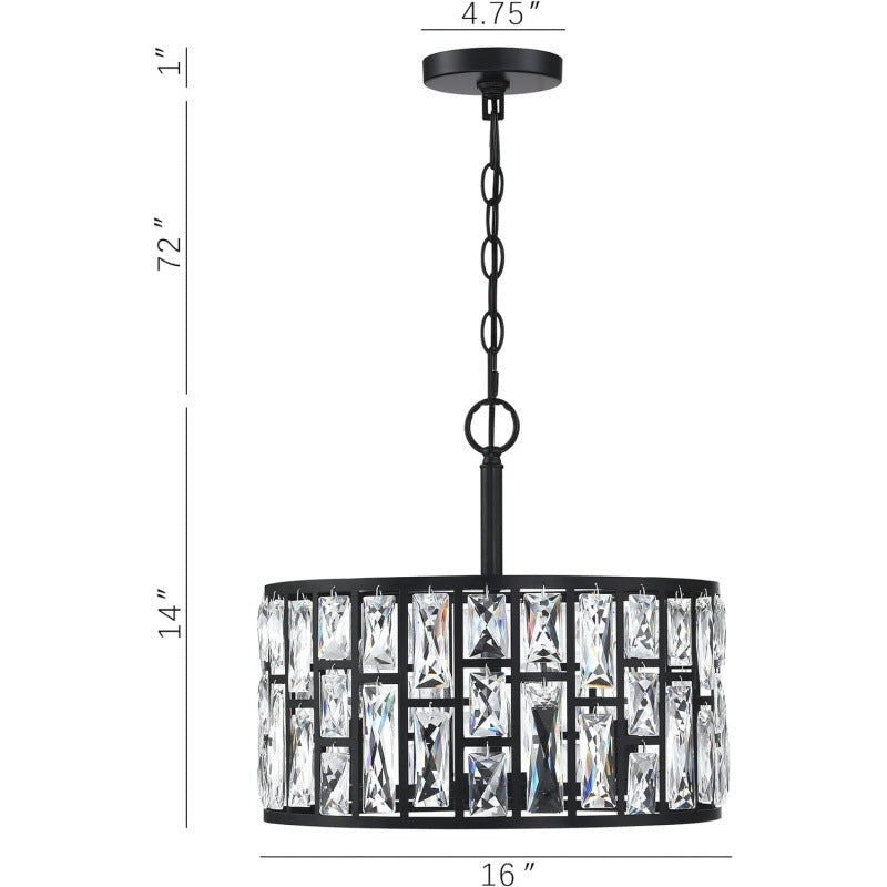 Crystal Globe Pendant Light