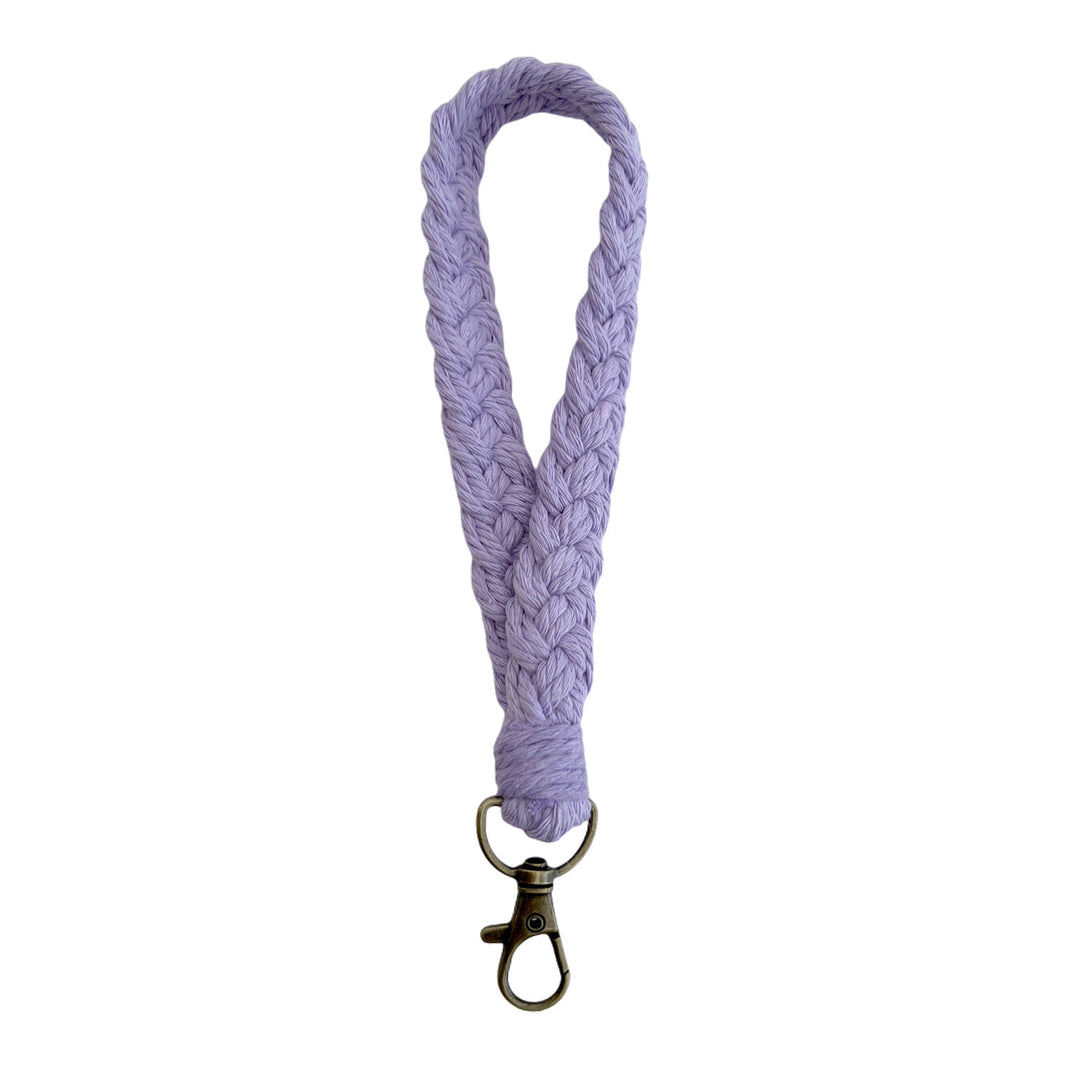 Braided Rope Keychain Holder
