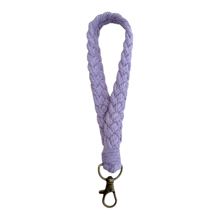 Braided Rope Keychain Holder