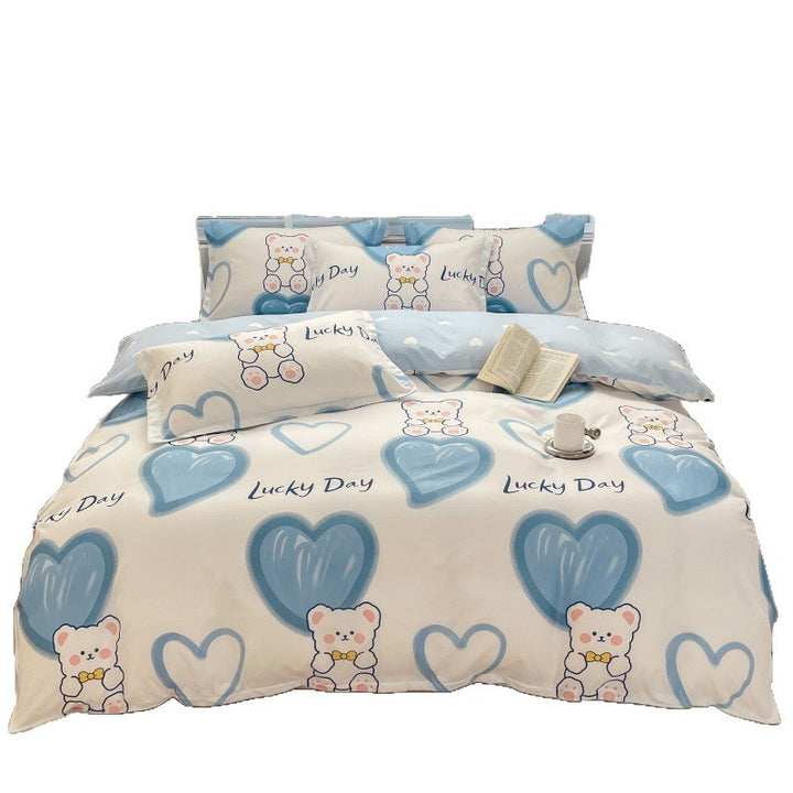 Playful Cartoon Bear Bedding Set