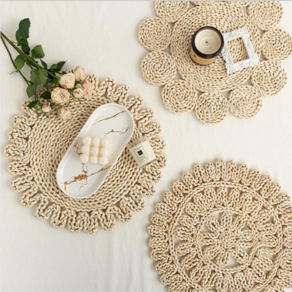 Round braided rug