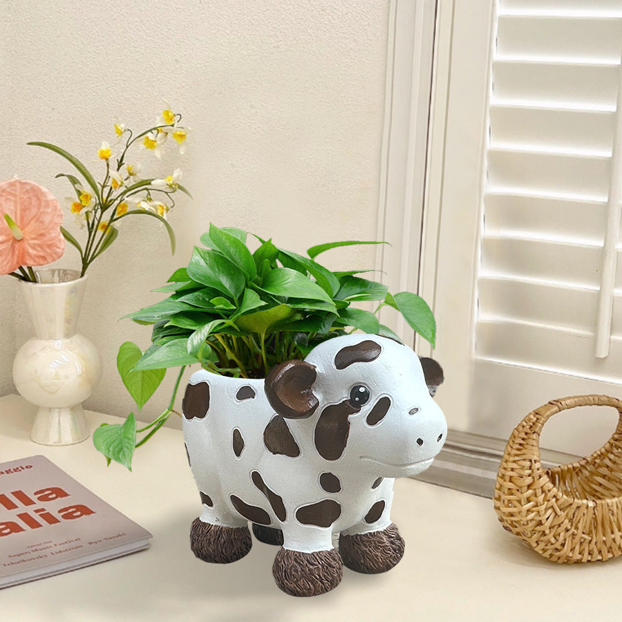 Cute Cow Figurine