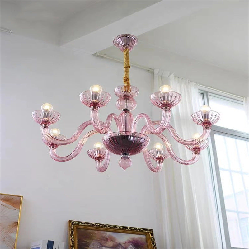 Elegant Glass Chandelier