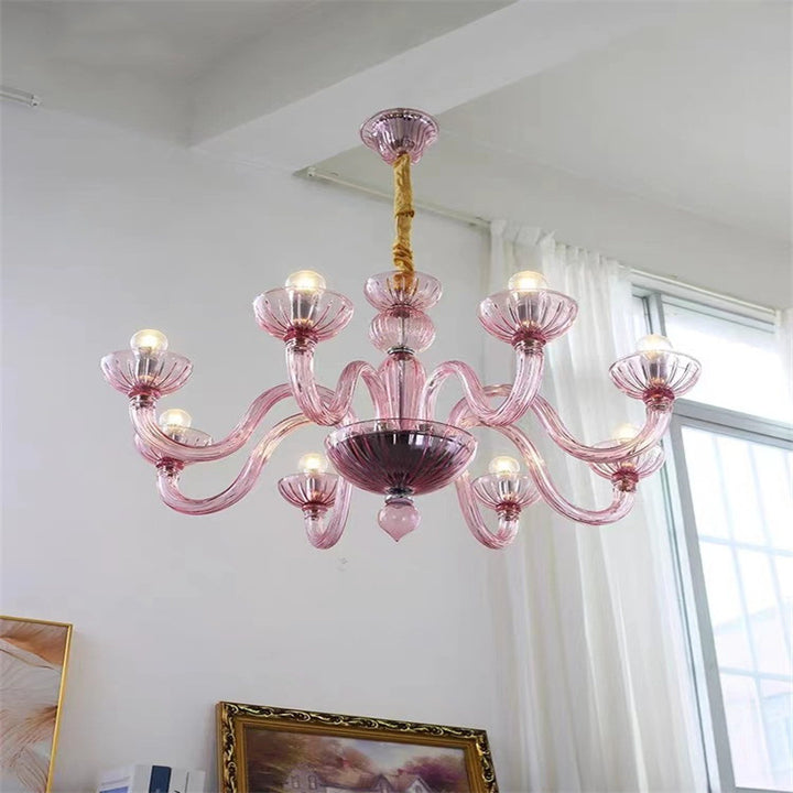 Elegant Glass Chandelier