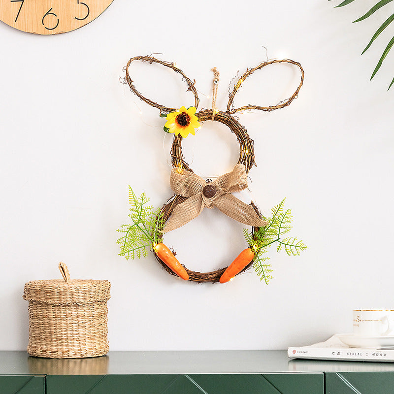 Decorative door wreath