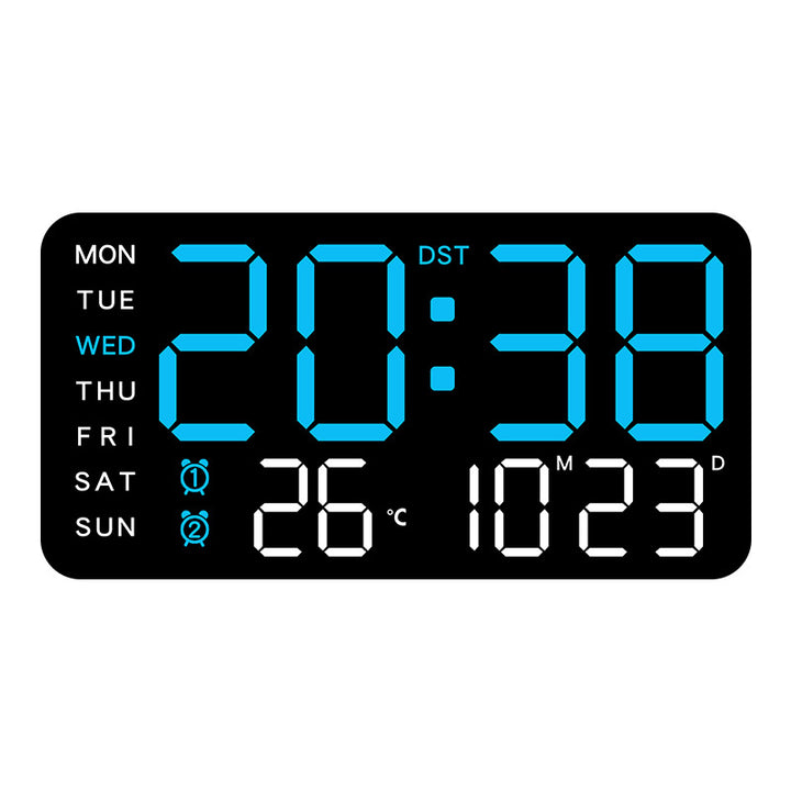 Digital watch with multifunctional LED display