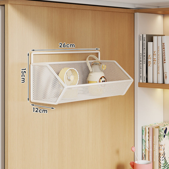 Clip-On Mesh Cabinet Edge Storage Basket Organizer