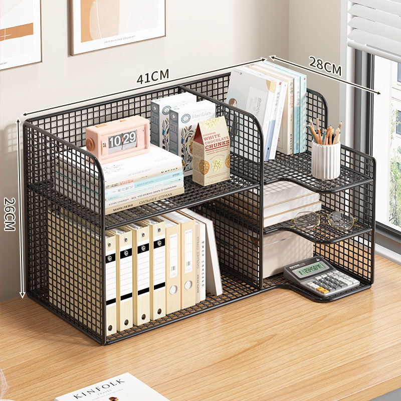Modern Wire Mesh Document Organizer Rack
